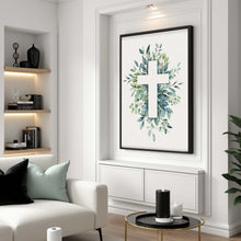 Load image into Gallery viewer, Evergreen Cross Faith Wall Art