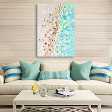 Load image into Gallery viewer, Beachfront Painting Coastal Wall Art