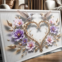 Load image into Gallery viewer, 3D Hummingbirds Wall Art V
