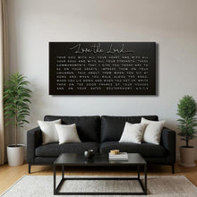 Load image into Gallery viewer, Love The Lord Your God - Deuteronomy 6:5-9 Faith Sign