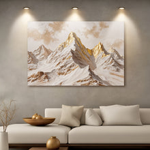 Load image into Gallery viewer, Golden Peaks Wall Art