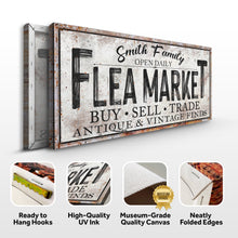 Load image into Gallery viewer, Family Flea Market Sign