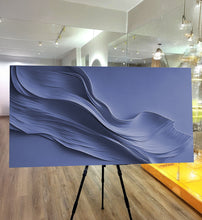 Load image into Gallery viewer, Midnight Navy Minimalist Wall Art