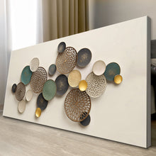 Load image into Gallery viewer, Lotus Leaf Abstract Wall Art II