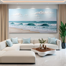 Load image into Gallery viewer, Serene Ocean Wave Coastal Wall Art XI