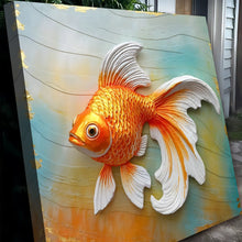 Load image into Gallery viewer, 3D Goldfish Wall Art