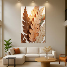 Load image into Gallery viewer, Abstract Autum Leaves Wall Art