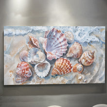 Load image into Gallery viewer, Sea Shells Modern Coastal Wall Art