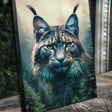 Load image into Gallery viewer, Lynx Double Exposure Wall Art