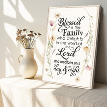 Load image into Gallery viewer, Blessed Is The Family Faith Sign