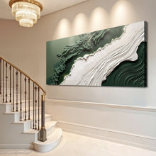 Load image into Gallery viewer, Green Rivers Abstract Wall Art VI