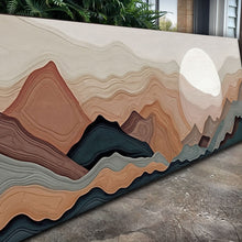 Load image into Gallery viewer, Abstract Mountains Landscape Wall Art