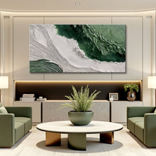 Load image into Gallery viewer, Green Rivers Abstract Wall Art II