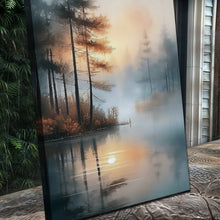 Load image into Gallery viewer, Misty Lake Wall Art