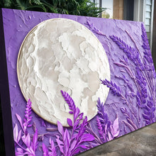 Load image into Gallery viewer, 3D Lavander Moon Wall Art