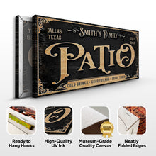 Load image into Gallery viewer, Personalized Patio Sign II