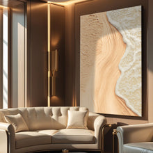Load image into Gallery viewer, Beige Beach Coastal Wall Art