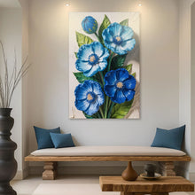 Load image into Gallery viewer, Blue Blossom Bouquet Wall Art