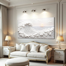 Load image into Gallery viewer, Ocean Waves Abstract Wall Art