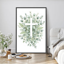 Load image into Gallery viewer, Minimalist Cross Faith Wall Art