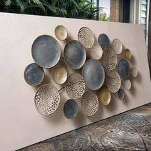 Load image into Gallery viewer, Lotus Leaf Abstract Wall Art IV