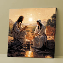 Load image into Gallery viewer, Samaritan at the Well Faith Wall Art III