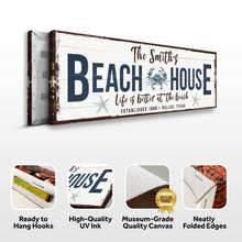 Load image into Gallery viewer, Personalized Beach House Sign