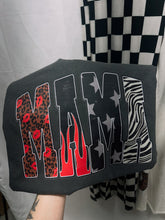 Load image into Gallery viewer, Leopard Lips &amp; Flame Mama – Pepper Tee | Graphic T-Shirt for Moms