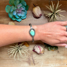 Load image into Gallery viewer, Copper &amp; Turquoise Cuff Bracelet