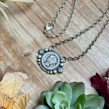Load image into Gallery viewer, 93 - Sterling Silver Mercury Dime Fixed Chain Necklace by Jason Ogg