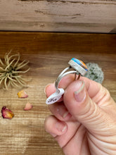 Load image into Gallery viewer, Heart Ring - Size 6 1/2 -Dahlia ring and sterling silver
