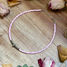 Load image into Gallery viewer, Pink Shell Heishi Necklace  – 15"