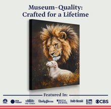 Load image into Gallery viewer, Lion And Sheep Faith Wall Art