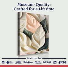 Load image into Gallery viewer, Elegant 3D Pastel Leaf Wall Art