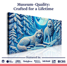 Load image into Gallery viewer, 3D Wolves Wall Art V