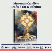 Load image into Gallery viewer, Holy Eucharist in Monstrance Faith Wall Art
