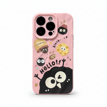 Load image into Gallery viewer, Cute Black Coal Ball Character Phone Case Series
