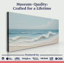 Load image into Gallery viewer, Serene Ocean Wave Coastal Wall Art VIII