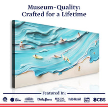 Load image into Gallery viewer, Abstract Aerial View Beach Wall Art