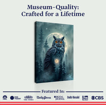 Load image into Gallery viewer, Owl Double Exposure Wall Art II