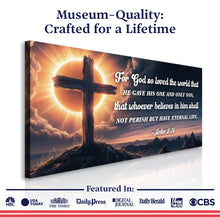 Load image into Gallery viewer, John 3:16: For God So Loved The World Faith Sign VII
