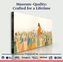 Load image into Gallery viewer, Jesus Speaking To Crowd Faith Wall Art