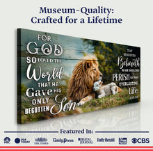 Load image into Gallery viewer, John 3:16: For God So Loved The World Faith Sign