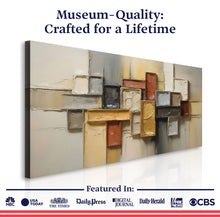 Load image into Gallery viewer, Shape Pattern Minimalist Abstract Wall Art