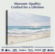 Load image into Gallery viewer, Serene Ocean Wave Coastal Wall Art III