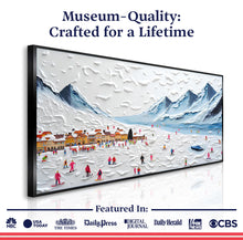 Load image into Gallery viewer, Snow Mountain Abstract Wall Art II