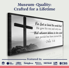 Load image into Gallery viewer, John 3:16: For God So Loved The World Faith Sign V