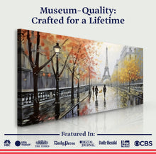 Load image into Gallery viewer, Parisian Rain Cityscape Wall Art