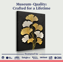 Load image into Gallery viewer, Golden Ginkgo Wall Art