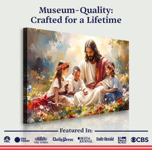 Load image into Gallery viewer, Jesus With Children Faith Wall Art IX